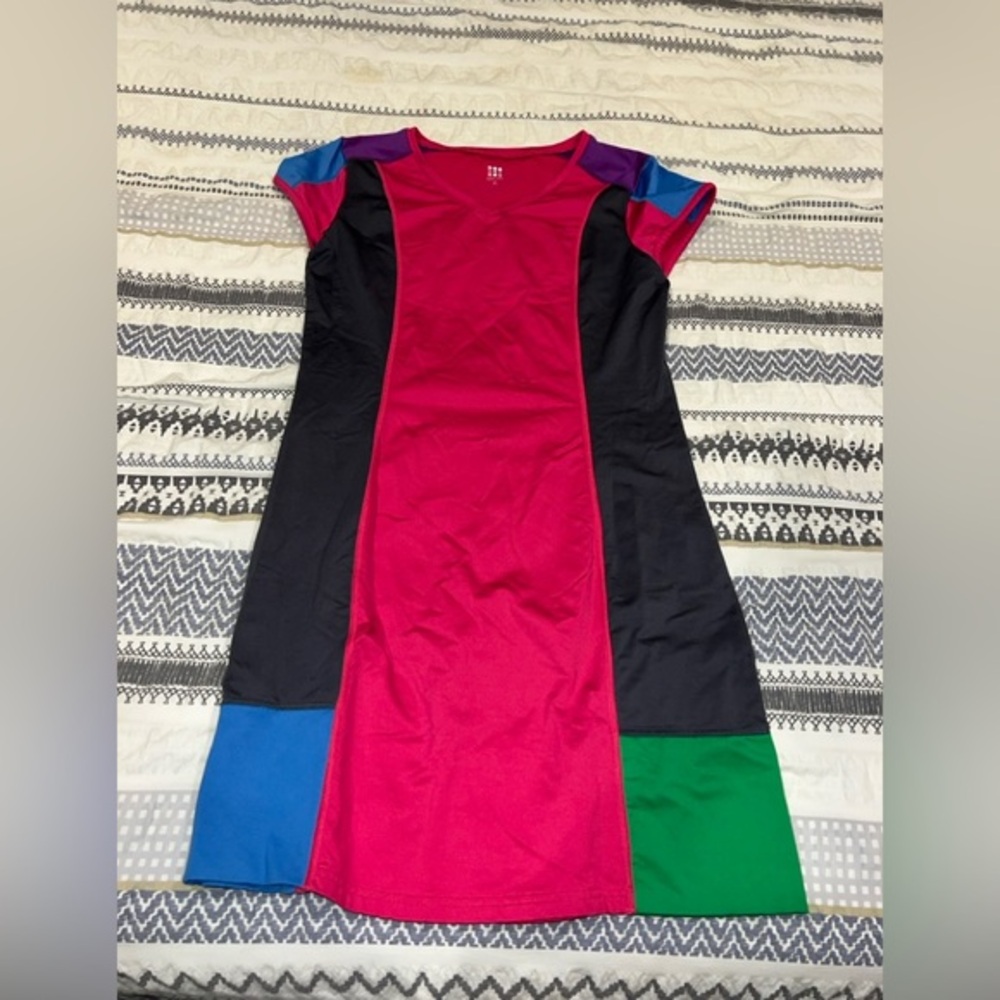 Women's Title Nine Black Colorblockβ Dress - Size Small